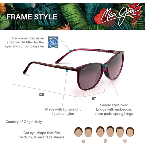 Maui Jim Tortoise Sunglasses Holder with Gold Logo - Picture 8 of 12